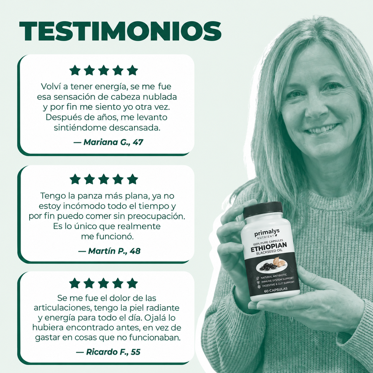Primalys Nutrient - Aceite de comino negro etíope