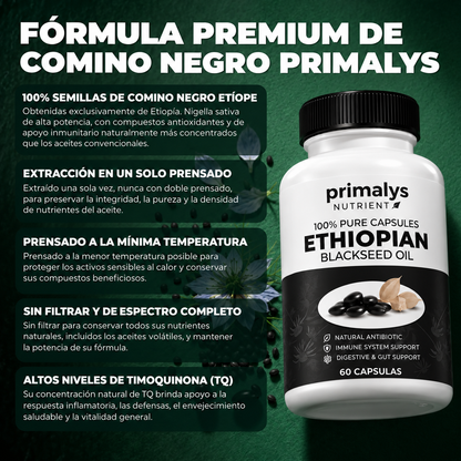 Primalys Nutrient - Aceite de comino negro etíope