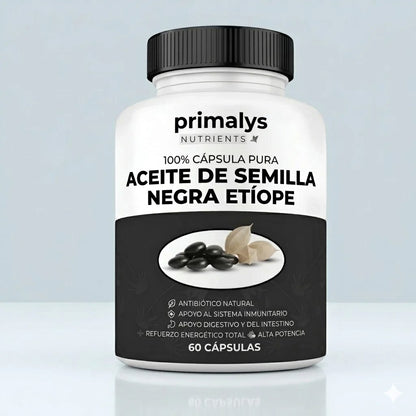 Aceite de Semilla Negra Etíope — La fórmula natural con 4,64% de timoquinona para tu equilibrio interno.